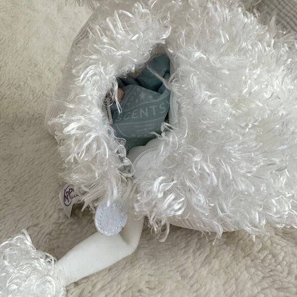 Scentsy Buddies Pari The Poodle 16 Inch Plush Stuffed Dog White Black Beret Toy - Picture 5 of 7